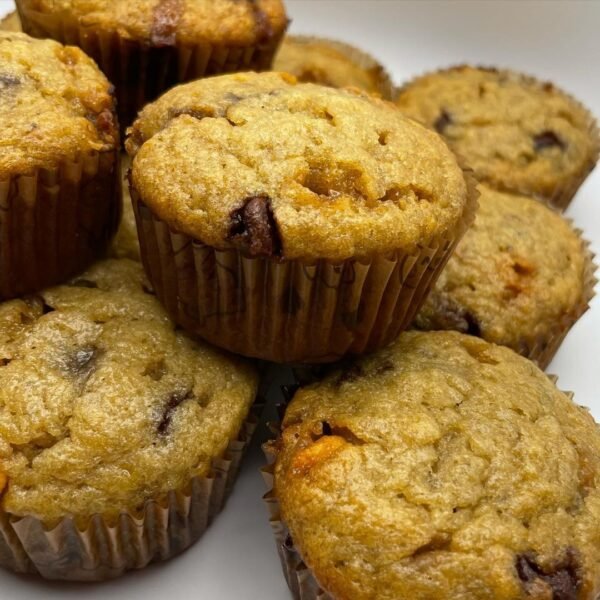 Banana Bread Chocolate Chip Muffins